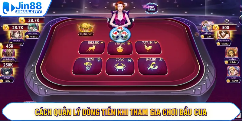 Cách quản lý dòng tiền khi tham gia chơi bầu cua